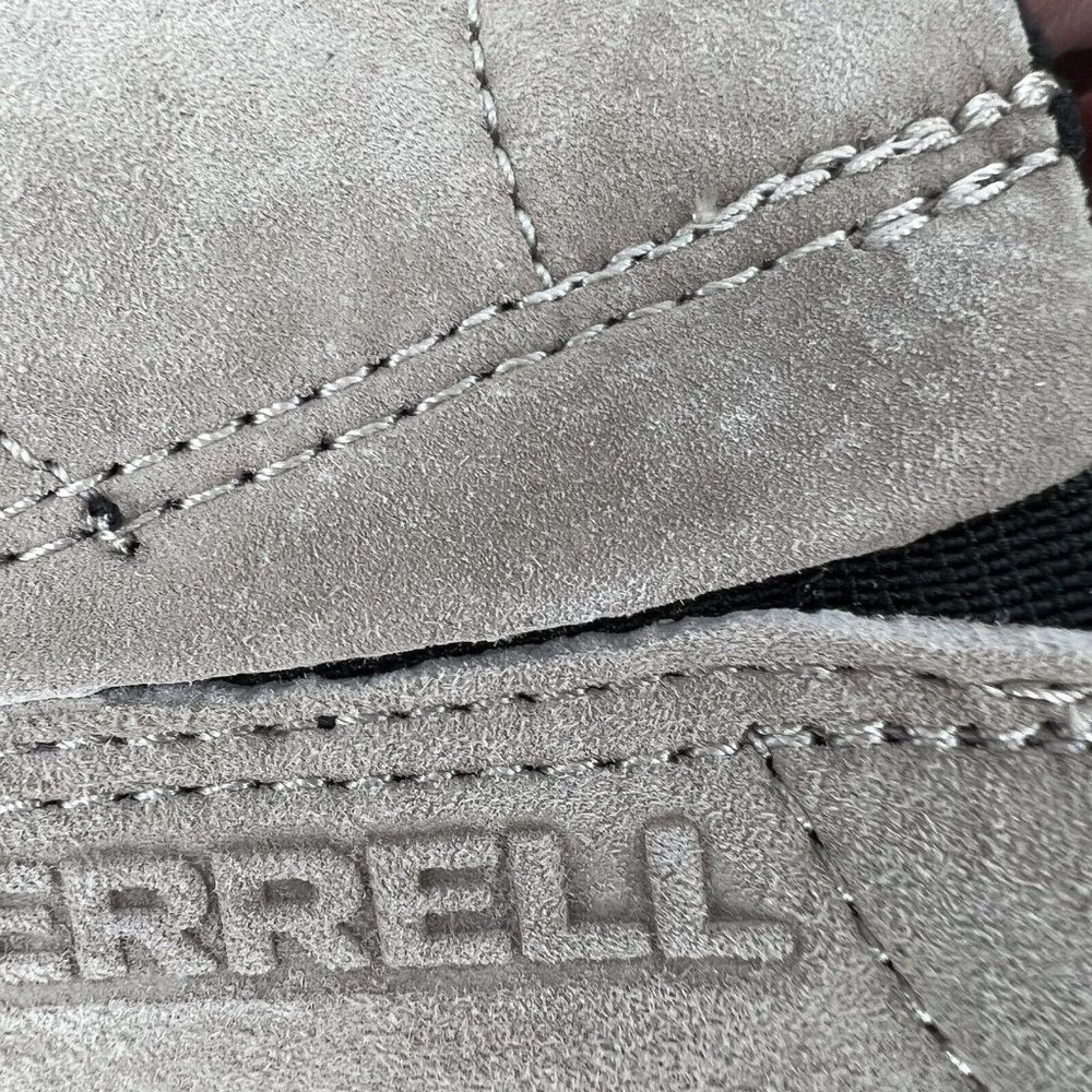MERRELL JUNGLE MOC MENS Size 10M CLASSIC TAUPE SUEDE SLIP-ON TRAIL SHOE - Picture 5 of 11